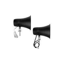 Sirena electronica motocicleta 12V 80W (PACHET COMPLET)